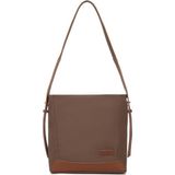 Kanvas Kumaş Kadın Omuz Çantası Smart Bags 1331 - Açık - Kahverengi