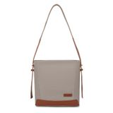 Kanvas Kumaş Kadın Omuz Çantası Smart Bags 1331 - Gri
