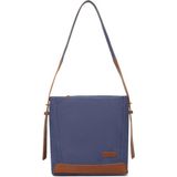 Kanvas Kumaş Kadın Omuz Çantası Smart Bags 1331 - Lacivert