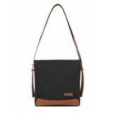 Kanvas Kumaş Kadın Omuz Çantası Smart Bags 1331 - Siyah