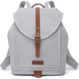 Kanvas Kumaş Kadın Sırt Çantası Smart Bags 1335 - Açık Gri