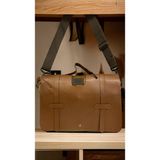 Kanvas Su Geçirmez Unisex Disayn Okul Gezi Iş Outdoor Postacı Çantası 35 cm x 24 cm - 35 x 24 cm - Camel