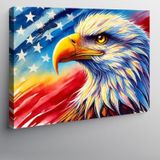 Kanvas Tablo Amerikan Kartalı İhtişamı
