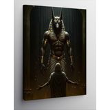 Kanvas Tablo Antik Mısır Tanrısı Anubis, 50 x 70 CNVSDKEY140104
