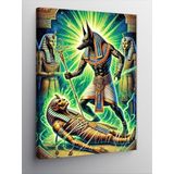 Kanvas Tablo Anubis ve Mısır Mitolojisi, 50 x 70
