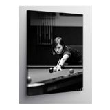 Kanvas Tablo Bilardo Oynayan Kız