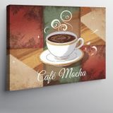 Kanvas Tablo Cafe Mocha Posteri
