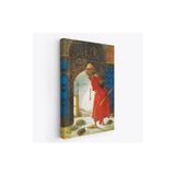 Kanvas Tablo, Duvar Dekoru, Kaplumbağa Terbiyecisi Eseri Osman Hamdi Bey 5129 BUNGKNV