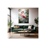 Kanvas Tablo Ev Ofis Duvar Tablosu Flamingo Pembe Yeni Ev Hediyesi Kanvas Ev Dekoru
