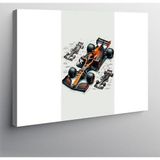 Kanvas Tablo F1 Yarış Arabası 70cmx100cm