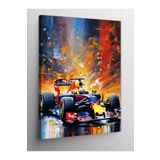 Kanvas Tablo Formula 1 Arabası Çizimi