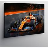 Kanvas Tablo Formula 1 Yarış Arabası 100cmx140cm