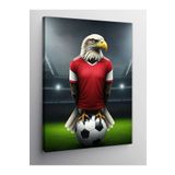 Kanvas Tablo Futbol Formalı Kartal