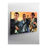 Kanvas Tablo Gta 5 Karakterleri
