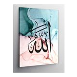 Kanvas Tablo Hat Danatı Allah Yazısı
