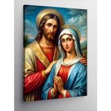 Kanvas Tablo İsa Ve Meryem Ana