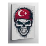 Kanvas Tablo Kuru Kafa Ve Türk Bayrağı