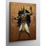 Kanvas Tablo Mısır Tanrısı Anubis, 70 x 100 CNVSDKEY139444