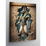 Kanvas Tablo Mısır Tanrısı Anubis, 70 x 100 CNVSDKEY140588