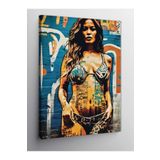 Kanvas Tablo Pop Art Bikinili Kadın