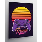 Kanvas Tablo Retro Oyun Konsolu Posteri, 70 x 100