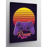 Kanvas Tablo Retro Oyun Konsolu Posteri