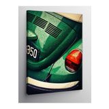Kanvas Tablo Retro Yeşil Araba