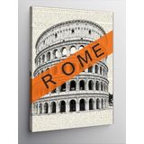 Kanvas Tablo Roma Ve Tarih, 70 x 100