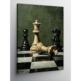 Kanvas Tablo Satranç ve Strateji, 50 x 70