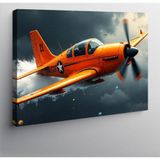 Kanvas Tablo Tarihi Savaş Uçağı 50cmx70cm