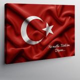Kanvas Tablo Türk Bayrağı: Gururun Simgesi