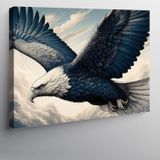 Kanvas Tablo Uçan Kartal Gücü