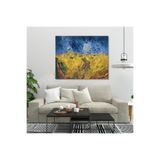 Kanvas Tablo Van Gogh Tablosu Buğday Tarlasındaki Kargalar Ev Ofis Dekoru Klasik Duvar Tablosu