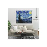 Kanvas Tablo Van Gogh Tablosu Ev Ofis Dekoru Yıldızlı Gece 2 Klasik Duvar Tablosu