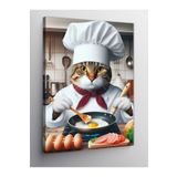 Kanvas Tablo Yumurta Yapan Kedi