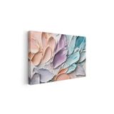 Kanvas Yatay Duvar Tablosu Kanvas Pastel Firca Darbeleri Ev Ofis Salon Modern Duvar Tablosu
