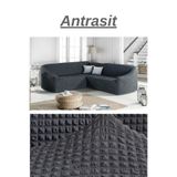 kanway BÜRÜMCÜK ETEKSİZ L KÖŞE koltuk örtüsü. 7 KİŞİLİK esnek, KÖŞE koltuk kılıfı. TOPLAM UZUNLUK 550CM