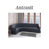 kanway Osmanlı Desen Jakarlı Kumaş L Köşe Koltuk Örtüsü. Lastikli, Yıkanabilir, Likralı. Max Uzunluk 350cm