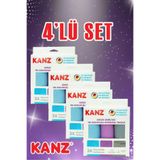 Kanz 3 Lü Paket Alman Mikrofiber Cam Bezi (4 PAKET)