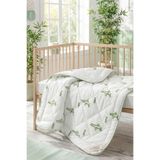 Kanz Bambu Dolgulu Bebek Yorganı 95x145 cm Ekru%100 Pamuk Dış Kumaş | %30 Bambu Dolgusu ve %100 Pamuk Dış Kumaşıyla Yumuşak ve Hafif