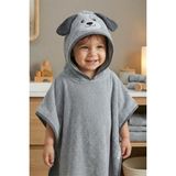 Kanz Bebek Dog Havlu Panço KNZ-038 - 2 - 3 Yaş - Gri