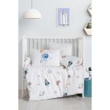 Kanz Bebek Park Yatak Nevresim Takımı %100 Pamuk Ranforce 80x110 cm - Space