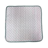 Kanz Bebek Penye Battaniye 80x80 cm Beyaz Yeşil