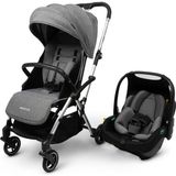Kanz Marcus Kolay Katlanabilen Kabin Travel Sistem Bebek Arabası Heavy Grey - Gri