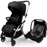Kanz Marcus Kolay Katlanabilen Kabin Travel Sistem Bebek Arabası Raisin Black