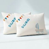 Kanz Pamuklu 2'li Yastık Kılıfı 35X45 cm - Lacivert - 35 x 45 cm