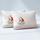 Kanz Pamuklu 2'li Yastık Kılıfı 35X45 cm - Mavi - 35 x 45 cm