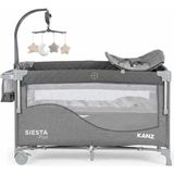 Kanz Siesta+Plus Anne Yanı Park Yatak Füme