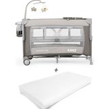 Kanz Sleepside +Plus Anne Yanı Park Yatak Gri - Yatak