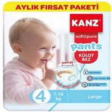 Kanz Soft & Pure Pants No:4 Large Külot Bebek Bezi